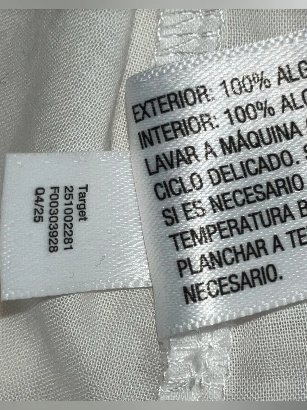 ROLLER RABBIT Target 100% cotton white slip dress gown pajamas size S small